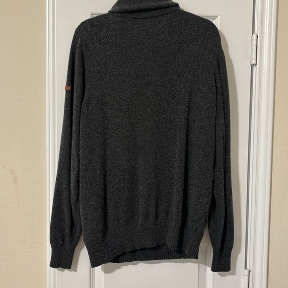 Men's Ben Sherman Lambswool Fisherman Sweater - Picture 5 of 8